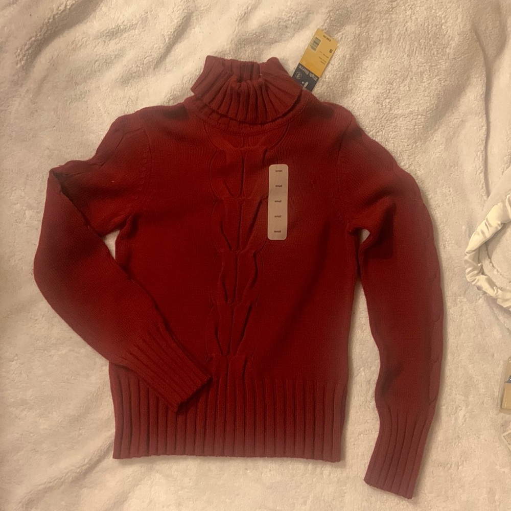 New with tags Red knit sweater♥️